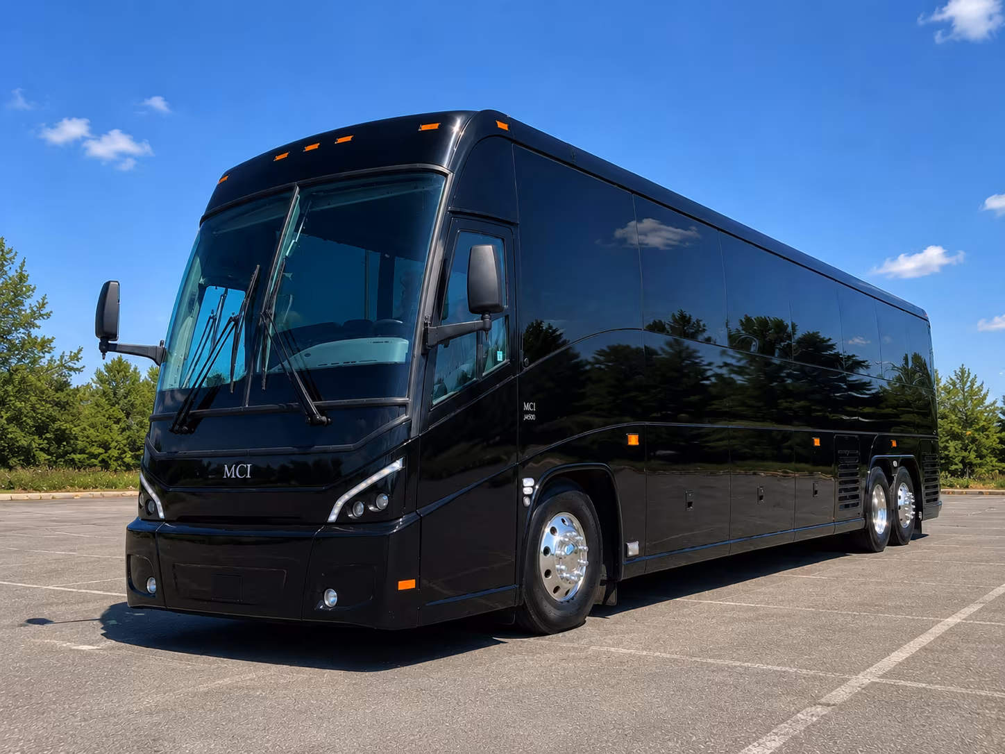 find the right bus for a wedding at graylyn estate or a rural forsyth county venue