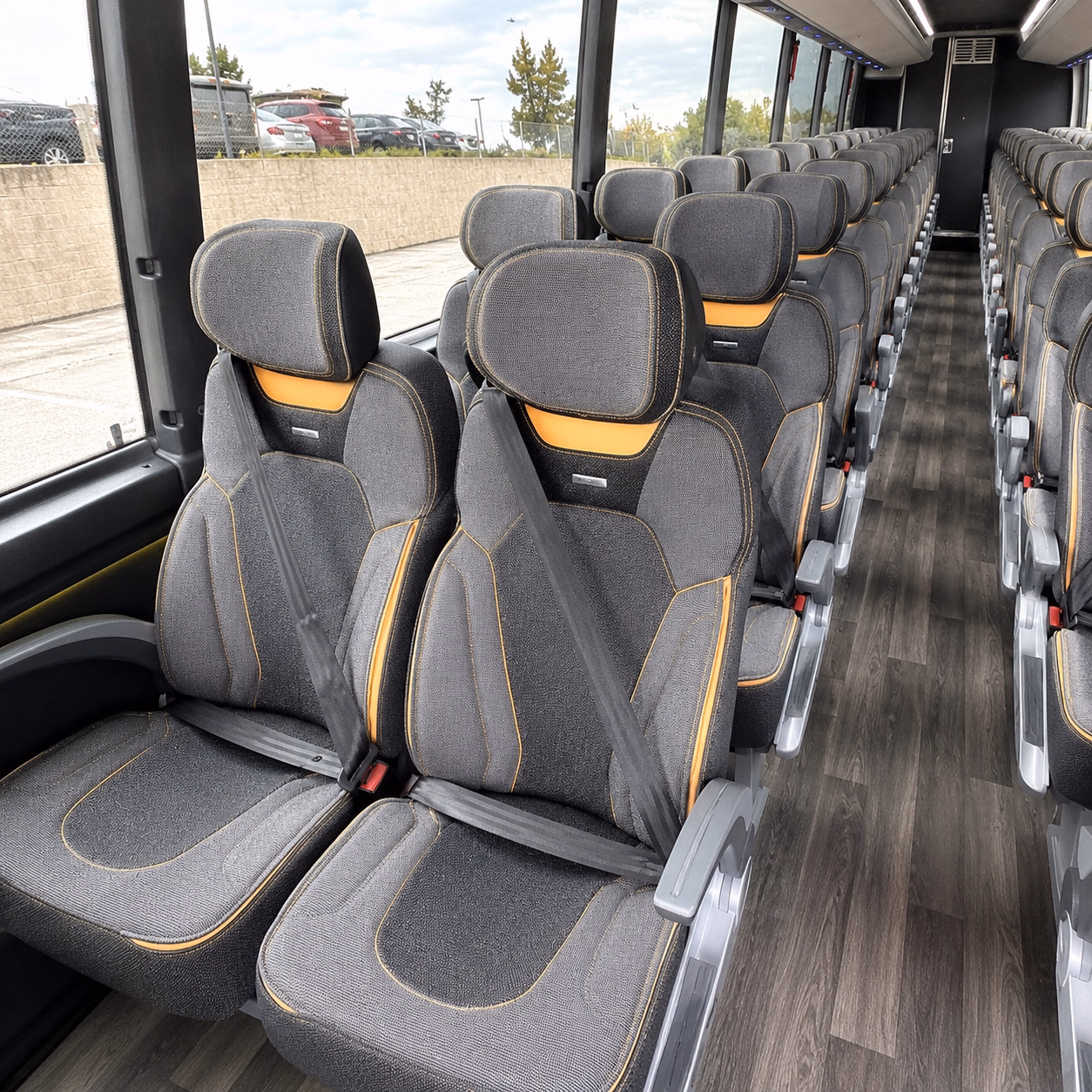 winston salem charter bus rental interior