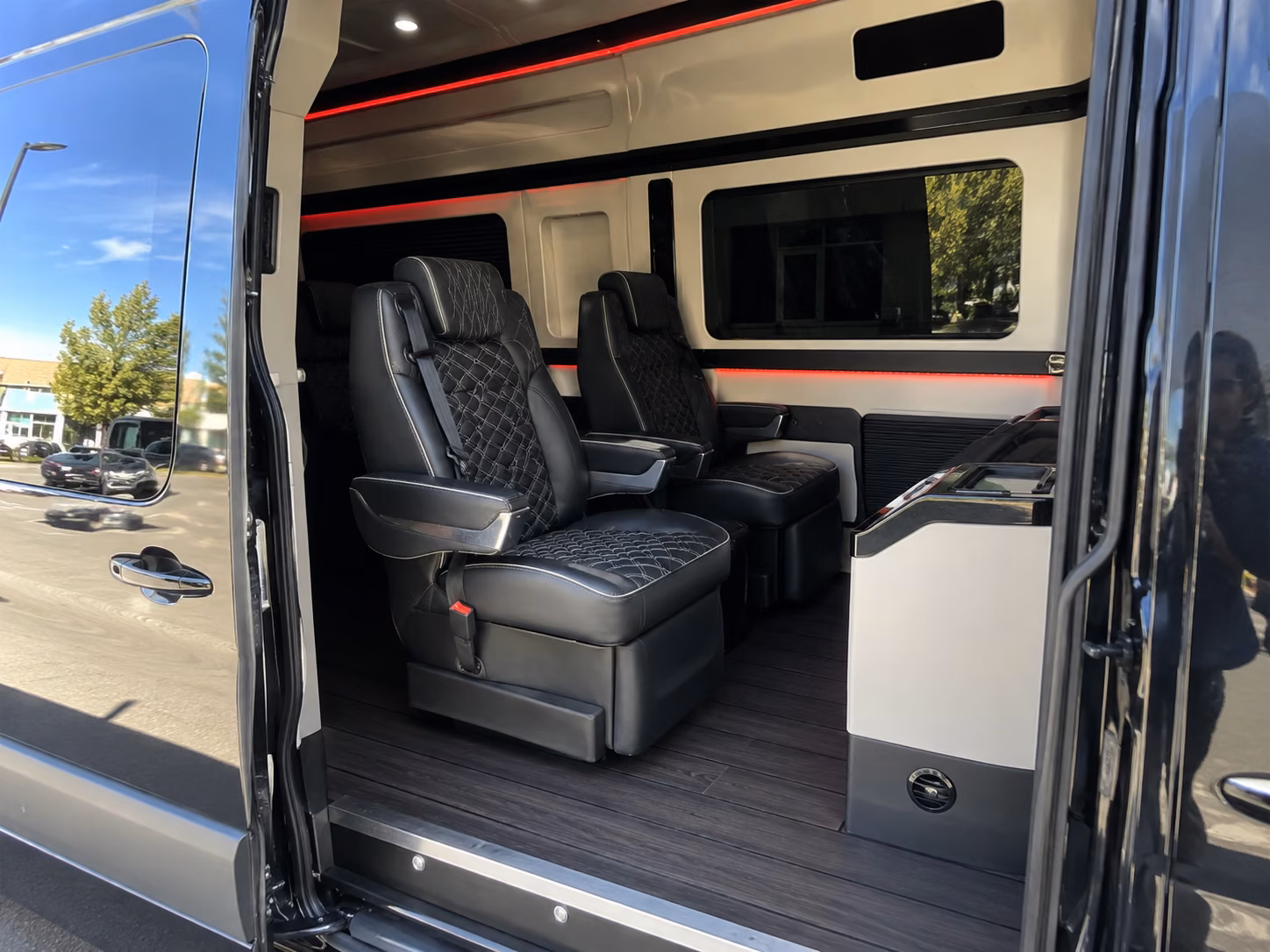 winston salem corporate event transportation onboard seating